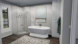 Craftsman House Plan - Anderson 48858 - Master Bathroom