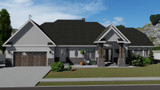 Craftsman House Plan - Anderson 48858 - Front Exterior
