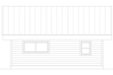 Secondary Image - Contemporary House Plan - Timber Overlook 48937 - Rear Exterior