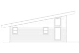 Contemporary House Plan - Timber Overlook 48937 - Left Exterior