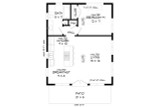Contemporary House Plan - Timber Overlook 48937 - 1st Floor Plan