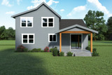 Farmhouse House Plan - 48967 - Rear Exterior