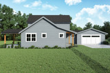 Farmhouse House Plan - 48967 - Left Exterior