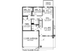 Ranch House Plan - 49062 - 1st Floor Plan