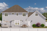 Farmhouse House Plan - Lesa 49284 - Rear Exterior