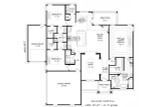 Ranch House Plan - Cascades 49331 - 1st Floor Plan