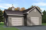 Traditional House Plan - 49365 - Front Exterior