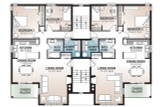 Modern House Plan - Robusta 49466 - 2nd Floor Plan