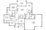 Ranch House Plan - Lincoln 49487 - 1st Floor Plan