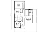 Secondary Image - Craftsman House Plan - Marny Run 49541 - 2nd Floor Plan