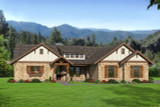 Craftsman House Plan - Kanawha River 49569 - Front Exterior