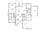 Craftsman House Plan - Kanawha River 49569 - 1st Floor Plan