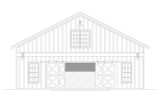 Farmhouse House Plan - White Oak Barn 49595 - Front Exterior