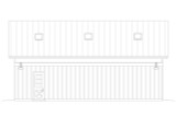 Farmhouse House Plan - White Oak Barn 49595 - Right Exterior