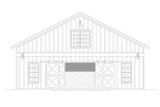 Farmhouse House Plan - White Oak Barn 49595 - Front Exterior