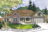 Ranch House Plan - Hampshire 49661 - Front Exterior