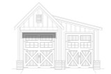 Farmhouse House Plan - Red Maple Garage 49690 - Front Exterior