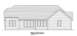 Secondary Image - Craftsman House Plan - Kenwood II 49842 - Rear Exterior