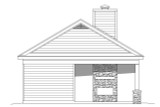 Secondary Image - Traditional House Plan - 50042 - Left Exterior