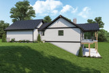 Craftsman House Plan - 50096 - Right Exterior