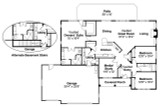 Southwest House Plan - Northrop 50239 - 1st Floor Plan