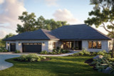 Southwest House Plan - Northrop 50239 - Front Exterior