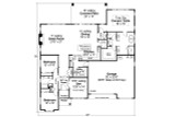 Modern House Plan - Foxfield 50340 - 1st Floor Plan