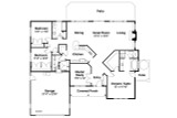 Southern House Plan - Lewiston 50412 - 1st Floor Plan