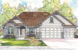 Ranch House Plan - Rosemont 50465 - Front Exterior