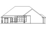 Ranch House Plan - Rosemont 50465 - Rear Exterior