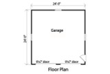 Traditional House Plan - 50920 - 1st Floor Plan