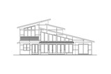 Modern House Plan - Winterport 50989 - Rear Exterior