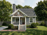 Cottage House Plan - 51101 - Front Exterior