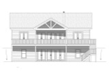 Lodge Style House Plan - Hocking Hills 51141 - Rear Exterior