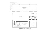 Lodge Style House Plan - Hocking Hills 51141 - Basement Floor Plan