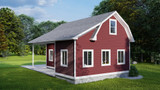 Country House Plan - Sherry 51151 - Rear Exterior