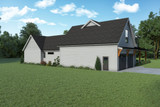Farmhouse House Plan - 51182 - Left Exterior