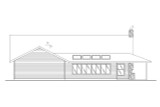 European House Plan - 51213 - Left Exterior
