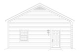 Traditional House Plan - Hamilton 51300 - Left Exterior
