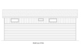 Modern House Plan - 51411 - Rear Exterior