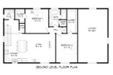 Secondary Image - Modern House Plan - 51411 - 2nd Floor Plan