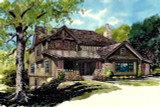 Country House Plan - Fall River II 51674 - Front Exterior