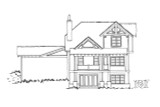 Country House Plan - Fall River II 51674 - Rear Exterior