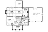 Prairie House Plan - Evergreen 51682 - 1st Floor Plan