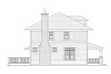 Prairie House Plan - Evergreen 51682 - Left Exterior