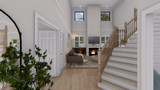 Craftsman House Plan - Tebbs 51704 - Foyer