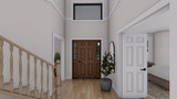 Craftsman House Plan - Tebbs 51704 - Foyer