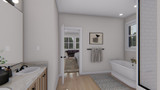 Craftsman House Plan - Tebbs 51704 - Master Bathroom