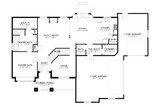 Craftsman House Plan - Tebbs 51704 - 1st Floor Plan