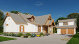 Ranch House Plan - Mount Pleasant Cottage 52222 - Left Exterior